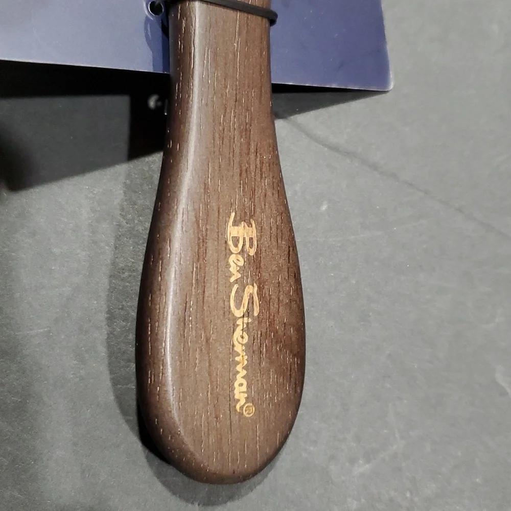 Ben Sherman brown wood look‎ grooming and styling hairbrush for men brand new